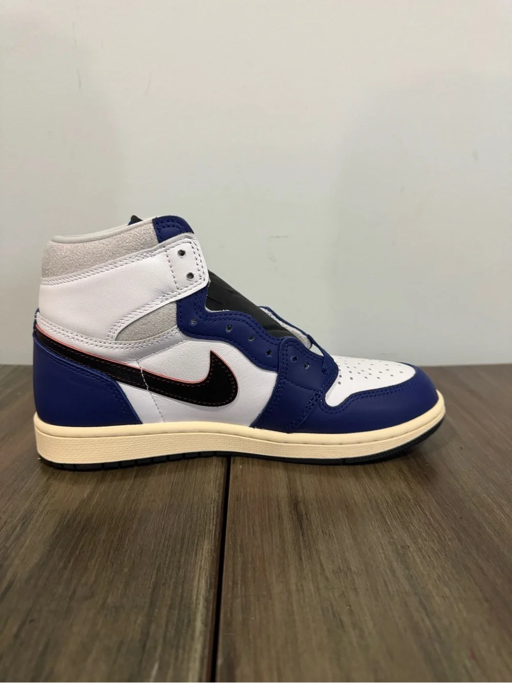NIKE AIR JORDAN 1 RETRO HIGH OG RARE AIR DEEP ROYAL BLUE SHOES